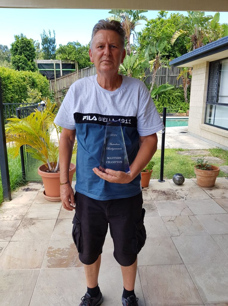 Steve Roberts, winner of the 2021 Australian Masters.